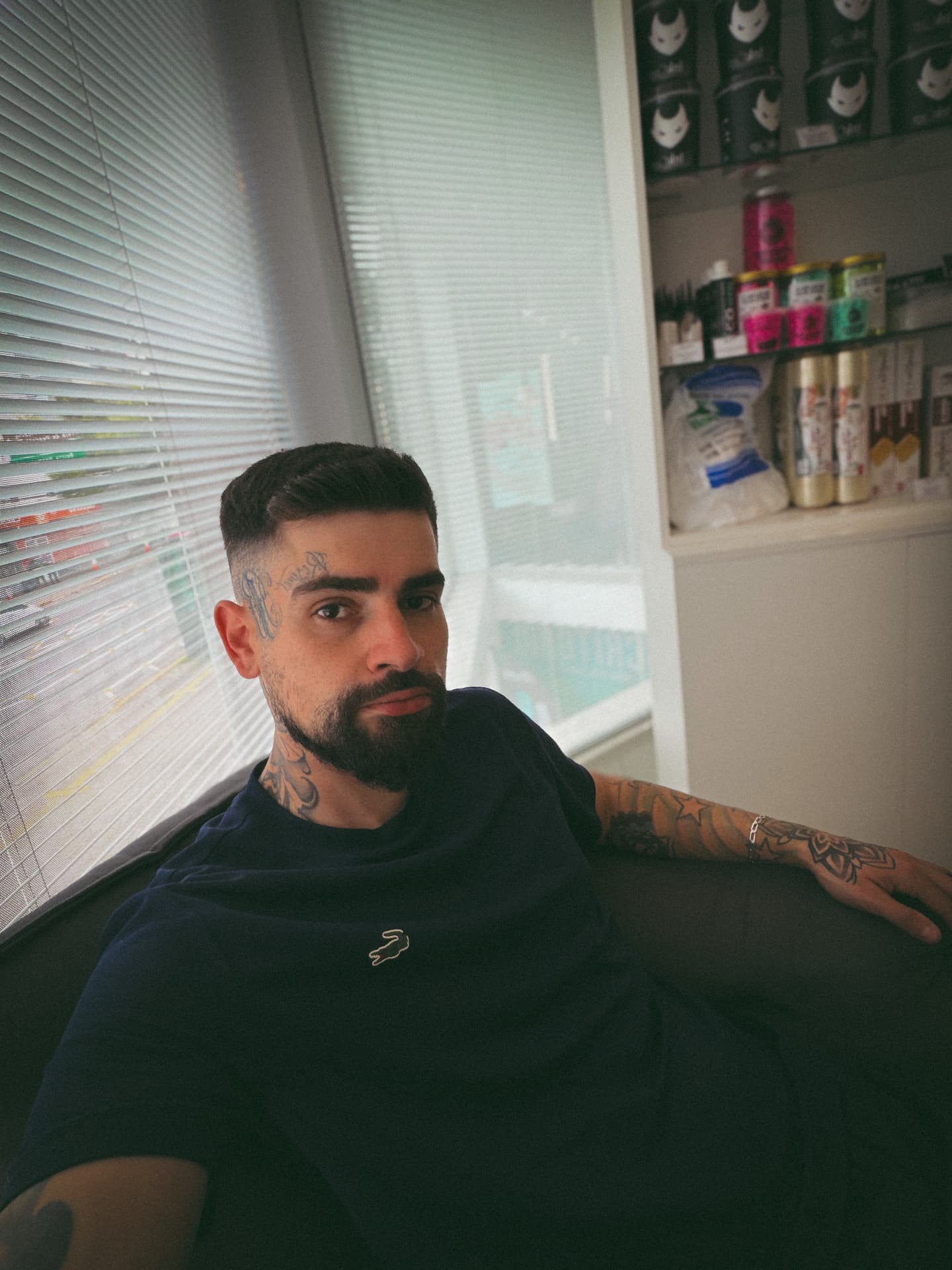 Retrato do tatuador Braian